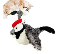 Genérico Juguete para Gatos Pájaro Cantarín,Interactivo del Aburrimiento - Juguete Electrónico con Aleteo | para Gatos Perros Pequeños Interior Exterior Hogar en Sala de Estar