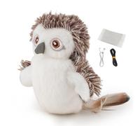 Genérico Juguete para Gatos Pájaro con Alas Batientes - Juguete Recargable con Hierba Gatera Y 3 Modos - Animal De Peluche con Sonido Realista para Mascotas | Enriquecimiento De Juego para Mascotas