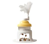 Genérico Juguete para Golosinas de Gato - Lento para Mascotas | Juguete de Golosinas para Gato con Forma de Raspa Hielos y Vara de Juego | para Estimular y Entretener a Cachorros, y Mascotas