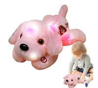 Genérico Juguete para Perro de Peluche LED, Cachorro LED | Luces de noche para cachorros de peluche | Luz nocturna creativa de 14 pulgadas, perro suave, juguete para festivales de cumpleaños de