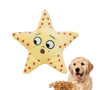 Genérico Juguete para Perros con Chirriador | Dispensador De Premios Puzzle | Juguetes Masticables de Peluche,para Entrenamiento De Búsqueda Interior Exterior Tiempo A Parque Camping