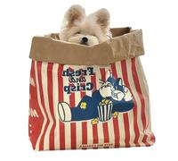 Genérico Juguete para Tienda De Campaña con De Palomitas De Maíz para Mascotas - Papel Kraft 13.78x29.53 Pulgadas | Juguete De Entretenimiento Interactivo Oculto para Perros Y Gatos | De Juego De E