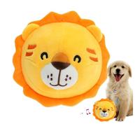 Genérico Juguete Peluche Activo para Mascotas Juguete Interactivo para Perros con Pelota Chirría Juguete Peluche con Pelota Rebota Mascotas con Sonido de Dibujos Animados (B)