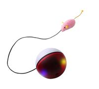 Genérico Juguete Rodante Gato, Luz Peso - Compacto Cute Juegos Automáticos Eléctricos Móviles, Juguetes Interactivos Inteligentes para, Cachorro Mascota | Multiusos Al Aire Libre Utilidad