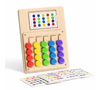 Genérico Juguete Sensorial De Colores - Tablero Puzzle Deslizante para Aprender Clasificación | Juego De Lógica para Adolescentes Y Adultos | Portable Brain Game para Viajes En Coche Y Hogar