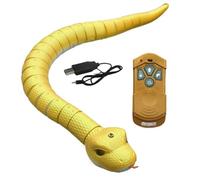 Genérico Juguete Serpiente Control Realista - Broma Realista con Animal Y Control Radiocontrol | Reptile Electrónico para Adultos | Funciones Avanzar Y Lengua Retráctil