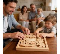 Genérico Juguetes apilables en Madera,Juego Educativo con Animales en Madera para Aprender Jugando,Juguetes De Equilibrio Infantiles - para Preescolar Escuela Primaria Hogar Familia Tiempo Libre