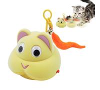 Generico Juguetes Automáticos Para Gatos | Ratones Eléctricos Móviles Para El Desarrollo Mental Del Gato - Accesorios Recargables Con Luz Para Estimular Juego Y Movimiento Con Ejercicio De Masticación