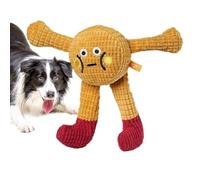 Genérico Juguetes Chirriantes para Perros - Chirriador Limpiador De Dientes Muñeca,Juguetes Interactivos para Perros,para Cachorro Mediano De Interior Y Exterior Destinado A Hogar Viaje Uso Diario