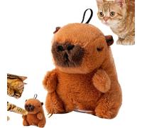 Generico Juguetes Cinguettantes Para Perros,AnimCon Golpeantes: Erizo, Mahjong, Capibara,Juguete De Masticar Cinguettante Con Catnip | Para Casa Gatos Interior Anti Aburrimiento Enriquecimiento