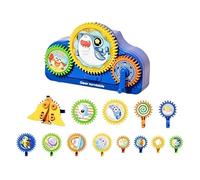 Generico Juguetes con engranajes - Juego educativo de ladrillos de construcción, juego de construcción con engranajes | para niños, niño, familia, amigos, estudiantes, hogar, interior, estudio y