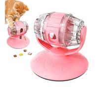 Genérico Juguetes con Premios para Gatos - Lento Ajustable Rodante,con Forma De Barril De Cerveza Y Ajustable para Comida - para Enriquecimiento, Alimentación Lenta Y Juego