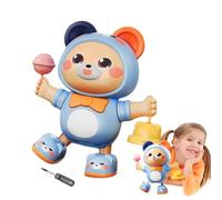 Generico Juguetes Danzantes para Oso Eléctrico Con Música | Juguete Sensorial Para El Desarrollo - Para Niños Y Niñas, Para Uso Doméstico, Sueño, Semana Santa, Cumpleaños Y Navidad