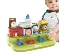 Genérico Juguetes de Actividades para niños,Juguetes de Causa y Efecto - Juguete Musical con Sonido de Animales Musicales,Juguetes de Aprendizaje y educación Juego Interactivo con Colores Brillantes