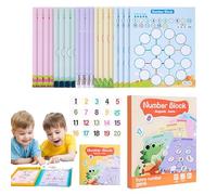 Generico Juguetes de aprendizaje de matemáticas preescolares - Juegos de Mesa Magnéticos Tarjetas Numéricas para Niños 3-7 | Educativos Contar, Y Resolución de Problemas para Desarrollo