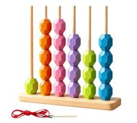 Genérico Juguetes de Clasificación de Colores - Juguetes apilables de Madera educativos y Divertidos - Clasificadores de Colores para Niños,para Actividades en Aula Escuela Primaria Recreo Tiempo en