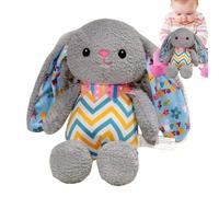 Genérico Juguetes de Felpa, Pascua de Felpa - Juguete de Peluche Huggable Bunny Rabbit de Pascua,Decoraciones de Mesa, Suministros de Pascua, Diseño a rayas de Peluches para Niñas