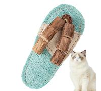 Genérico Juguetes de gato para gatos - Loofah natural de chillido , de mascar para en forma de zapatilla - para cachorros y animales juego interactivo interior casa viaje