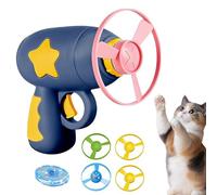 Genérico Juguetes de Gato - Platillo e Interactivo con Luz, Hélice Gatuno - para Juego Interior de, del Aburrimiento, Ejercicio, Entrenamiento y Persecución
