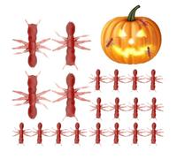 Genérico Juguetes De Hormigas | Simulación De Hormigas para Halloween - Accesorios Portátiles de Simulación Animal para Bromas Prácticas para Jóvenes, Adolescentes y Niños