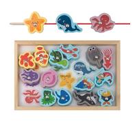 Genérico Juguetes de Madera para Juegos de | Juego de 2 en 1 para niños - Juego de para niños pequeños, Juguetes de magnéticos, Regalo para