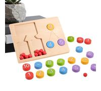 Genérico Juguetes de Matemáticas para Niños Tablero de Aprendizaje de | Juego de Conteo y Números para Vacaciones Cumpleaños Preescolar Escuela Aula Mayores de 3