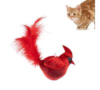 Genérico Juguetes De Pájaro para Gatos | Alas Que Aletean Y Pían Súper,Juego Interactivo De Pájaro - para Interior Exterior Ejercicio De Gatito del Aburrimiento Cumpleaños Navidad Pascua