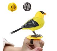 Genérico Juguetes De Pájaros para Niños,Pájaro Eléctrico Cantor | Mascota Electrónica Interactiva Realista para Escritorio Exterior Viaje Sala De Espera