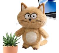 Genérico juguetes de peluche de gato | peluche animal, figura de gato en decoración de mesa - para salón, dormitorio, oficina, enfermería, niño, niña, regalo