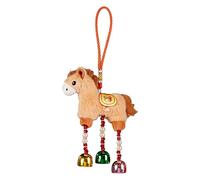 Genérico Juguetes De Peluche En Forma De Caballo,Colgante Rojo En Forma De Muñeca - Animal De Peluche De Caballo Relleno,para Hogar Sala de Estar Puerta Ventana Pared Porche y Bolso