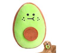 Genérico Juguetes de Peluche para Perros - Juguete de Peluche chirriante para Perro, Juguete de Duradero y Esponjoso,Juguete de Aguacate Lindo y para estimular el Cerebro para Cachorros de PE