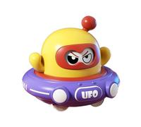 Genérico Juguetes De Platillo Volante De Retroceso | OVNI Espacial de Dibujos Animados con Retroceso | Juegos Exteriores E Interiores para Patio Jardín Habitación Infantil Y Parque