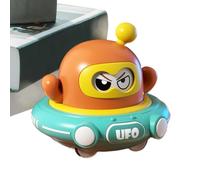 Genérico Juguetes De Platillo Volante De Retroceso | OVNI Espacial de Dibujos Animados con Retroceso | Juegos Educativos Cambia Cara para Niños Interior Exterior Cumpleaños