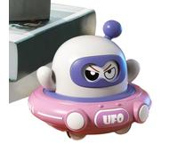 Genérico Juguetes De Platillo Volante De Retroceso,OVNI Espacial de Dibujos Animados con Retroceso - Juegos Exteriores E Interiores para Patio Jardín Habitación Infantil Y Parque