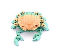 Genérico Juguetes Impresora 3D Artículos Impresos 3D Cybernetic Crab 11cm Espalda se Puede Abrir para Home Office Decoración de Escritorio Ejecutivo-Candy