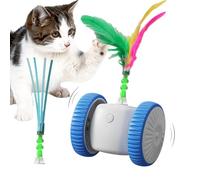 Genérico Juguetes interactivos para Gatos, Juegos Interiores de Gatos - Pelota automática para Ejercicios y diversión | Juguete multifunción Inteligente para estimulación Mental y Actividad física