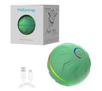Genérico Juguetes interactivos para Perros en Movimiento, Bola rodante Activa para Perros - Pelotas automáticas para | Suministros para Mascotas, Lanzador de Bolas Recargable por USB para, Bola p