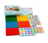 Genérico Juguetes Matemáticos | Educativo Divertido de Madera para Aprendizaje,Palitos Numéricos Y Herramientas De Aritmética | para Niños Y Niñas En Hogar Escuela Infantil Y Aula