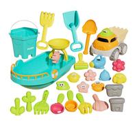 Genérico Juguetes para arenero,Conjunto de 25 Herramientas excavadoras - Juguetes playeros de,para Exterior, Piscina, Agua, natación, Buceo, Vacaciones veraniegas en
