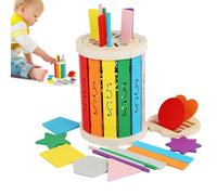 Genérico Juguetes para El Emparejamiento De Colores,Actividades Educativas de Motricidad Fina | Juegos de Clasificación de Colores para Niños - para Desarrollo Resolución De Problemas Juego Divertido