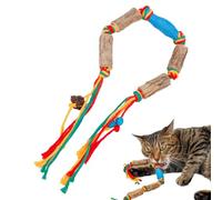 Genérico Juguetes para Gatos Catnip,Juguetes para Gatos Cat Nip Cat,Palillo masticable Comestible para con Hierba gatera | Cuerda para Masticar para, Juguetes con Hierba gatera para Masticar, frota