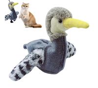Genérico Juguetes para Gatos De Interior - Pato con Aleteo Y Sonidos De Aves para Gatos De Interior | Peluche Electrónico Activado por Tacto para Gatitos Todas Las Razas Caza Persecución y Ejercicio
