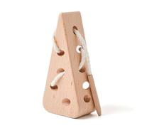 Genérico Juguetes para Habilidades Motoras Finas | de Queso de Madera - Aprendizaje Sensorial | para Interior, Dormitorio, Escuela en Casa, Guardería, Viaje, Junto a la