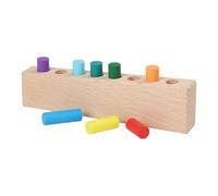 Generico Juguetes para la motricidad fina, educativo para la infancia | Juego de composición con palos de colores - para niños en edad preescolar guardería escuela infantil niñas