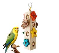 Genérico Juguetes para Loros | Accesorios de Masticar de Madera para Pelucas Calopsitas - Bloques de Madera Masticar para Loros y Loros para Guacamayos y Conures Actividades de Despertar y Juego