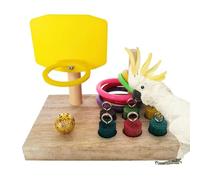 Genérico Juguetes para periquitos y Otras Aves, Centro Educativo de Juegos y Actividades para periquitos, Accesorio de Entrenamiento para Loros, para pinzones, inseparables, cardenales, Canarios