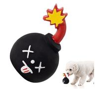 Genérico Juguetes para Perros chirriantes - Bola de látex interactiva Sturdy Chew Play Toy | Diseño Seguro de Sonido Divertido Juegos de Entrenamiento, Tiempo de Juego Activo, 1.77x1.77x2.76in
