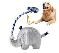 Generico Juguetes para perros de peluche con chirrido, animales de peluche mordicchio para perros - Enriquecimiento interactivo para cachorros bulldog y ancianos juego en casa viaje camping
