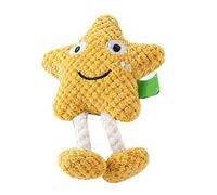 Genérico Juguetes para Perros De Peluche | Estrella Anti Aburrimiento Mordedor Chirriador,Mordedor para Cachorros | para Amantes De Los Perros Y para Todos Los Tamaños, para Interior Y Exterior