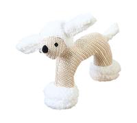 Generico Juguetes para perros de peluche - Suave interactivo con Squeaker | Juguetes Squeaky para perros de talla pequeña | Para que mastican mucho juego casa apartamento interior exterior descanso